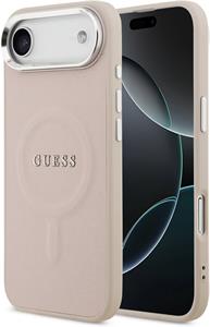 Guess PU Saffiano MagSafe kryt pre iPhone 17 Air, ružový