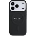 Guess PU Saffiano MagSafe kryt pre iPhone 17 Pro, čierny