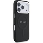 Guess PU Saffiano MagSafe kryt pre iPhone 17 Pro, čierny
