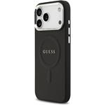 Guess PU Saffiano MagSafe kryt pre iPhone 17 Pro Max, čierny