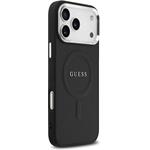 Guess PU Saffiano MagSafe kryt pre iPhone 17 Pro Max, čierny