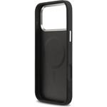 Guess PU Saffiano MagSafe kryt pre iPhone 17 Pro Max, čierny