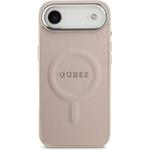 Guess PU Saffiano MagSafe kryt pre iPhone Air, ružový