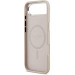 Guess PU Saffiano MagSafe kryt pre iPhone Air, ružový