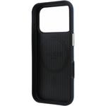 Guess PU Semi Wrap Perforated 4G Logo MagSafe kryt pre iPhone 18 Pro Max, modrý