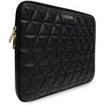 Guess Quilted puzdro pre notebook 13", čierne