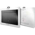 Guess Saffiano Triangle Metal Logo obal na notebook, 13/14", čierny