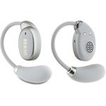 Guess Satin Classic Logo OWS bezdrôtové slúchadlá, béžové