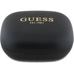 Guess Satin Classic Logo OWS bezdrôtové slúchadlá, čierne