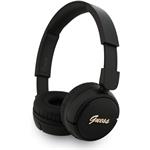 Guess Script Metal Logo bezdrôtové slúchadlá, čierne