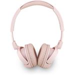 Guess Script Metal Logo bezdrôtové slúchadlá, ružové