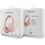 Guess Script Metal Logo bezdrôtové slúchadlá, ružové