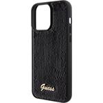 Guess Sequin Script Logo kryt pre iPhone 15 Pro Max, čierny