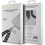 Guess univerzálny popruh na ruku 4G Charm, čierny