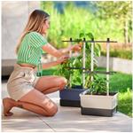 Gusta Garden Charly Chili XL samozavlažovací kvetináč, tmavo-zelený