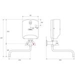 Hakl LC SET 135 K, prietokový ohrievač vody 3,5kW