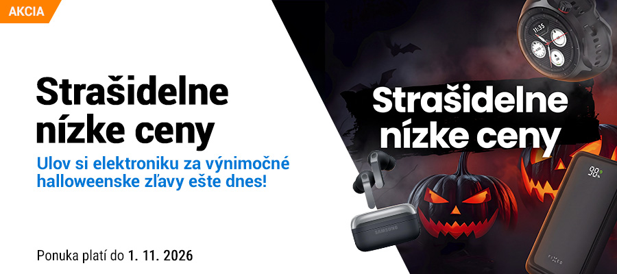 Halloween - strašidelne nízke ceny