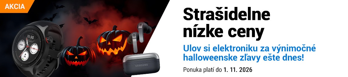 Halloween - strašidelne nízke ceny