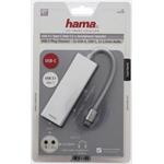 Hama 135758, USB-C 3.1 hub Aluminium, 2x USB-A, USB-C, 3,5 mm audio