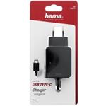 Hama 178277, sieťová nabíjačka s káblom, USB typ C (USB-C), 3 A, blister Basic