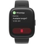 Hama 4000, smart hodinky, funkcia telefonovania, vodoodolné IP68, Siri/ Google Assistant, čierne