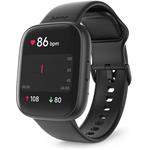 Hama 4000, smart hodinky, funkcia telefonovania, vodoodolné IP68, Siri/ Google Assistant, čierne