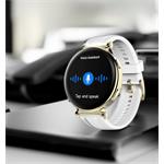 Hama 7000, smart hodinky, biela/zlatá