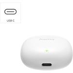 Hama Action One, bluetooth slúchadlá, kôstky, biele