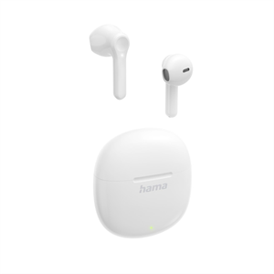 Hama Action One, bluetooth slúchadlá, kôstky, biele