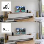 Hama aktívna izbová TV anténa Pro, DVB-T2, plochá