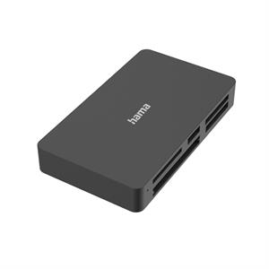 Hama All in one USB-A 3.0, čítačka kariet, čierna