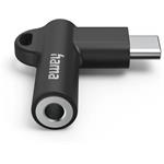 Hama audio adaptér USB-C na jack 3,5 mm, aktívny, kompaktný