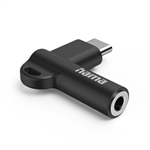 Hama audio adaptér USB-C na jack 3,5 mm, aktívny, kompaktný