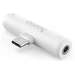 Hama audio adaptér USB-C na jack 3,5 mm, aktívny, USB-C napájanie