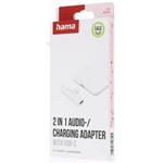 Hama audio adaptér USB-C na jack 3,5 mm, aktívny, USB-C napájanie