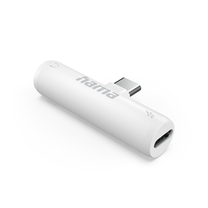 Hama audio adaptér USB-C na jack 3,5 mm, aktívny, USB-C napájanie