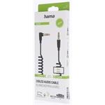 Hama audio kábel jack 3,5 mm, špirálový, 1,5 m