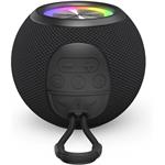 Hama Ball, Bluetooth reproduktor, 5 W, LED podsvietenie, AUX-in, USB-A, microSD slot, čierny
