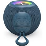 Hama Ball, Bluetooth reproduktor, 5 W, LED podsvietenie, AUX-in, USB-A, microSD slot, modrý