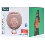 Hama Ball, Bluetooth reproduktor, 5 W, LED podsvietenie, AUX-in, USB-A, microSD slot, ružový