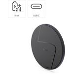 Hama bezdrôtová nabíjačka Qi 15 W, čierna