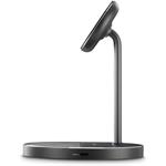 Hama bezdrôtová nabíjačka s držiakom 2v1, Qi2 15 W, USB-C adaptér 45 W