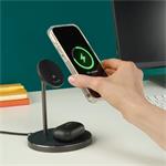 Hama bezdrôtová nabíjačka s držiakom 2v1, Qi2 15 W, USB-C adaptér 45 W