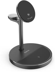 Hama bezdrôtová nabíjačka s držiakom 3v1, Qi2 15 W, USB-C adaptér 45 W