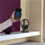 Hama bezdrôtové TV slúchadlá, nabíjacia základňa s 2,4 GHz vysielačom, Bluetooth