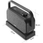 Hama bezdrôtový prenosný TV reproduktor, nabíjacia základňa s 2,4 GHz vysielačom, Bluetooth