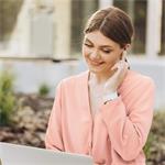 Hama Bluetooth slúchadlá Freedom Buddy II, štuple, ružové