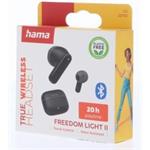 Hama Bluetooth slúchadlá Freedom Light II, kôstky, čierne