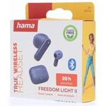 Hama Bluetooth slúchadlá Freedom Light II, kôstky, modré