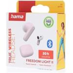 Hama Bluetooth slúchadlá Freedom Light II, kôstky, ružové